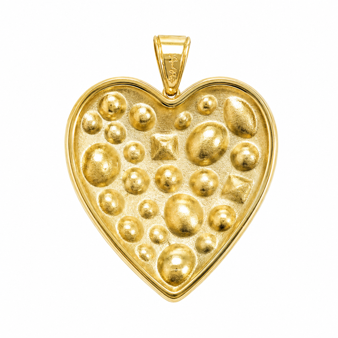 Imperial Champagne Heart Pendant