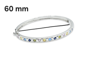 Ada Silver Bangle 925 Plata