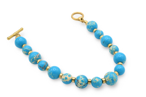 Blue Turquoise Bracelet
