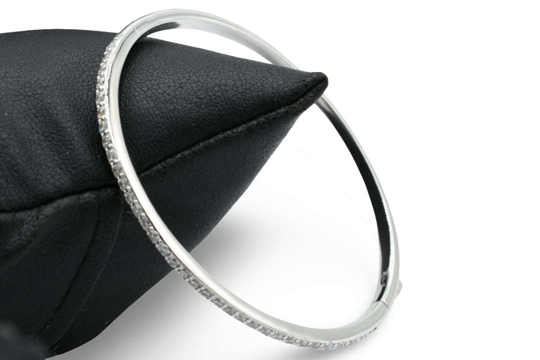Skinny Silver Bangle Plata 925
