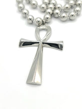 Load image into Gallery viewer, Silver Ankh Cross Necklace