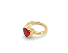 Load image into Gallery viewer, Red Heart Diamond Ring / Anillo