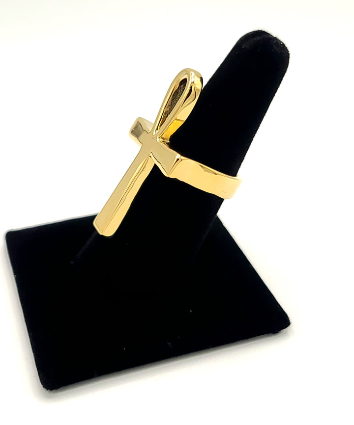 Big Ankh Cross Ring / Anillo