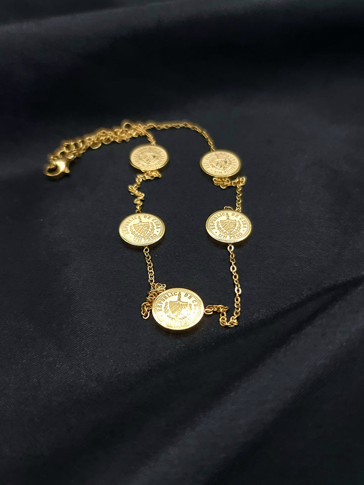 Mini Cuban Coin Choker