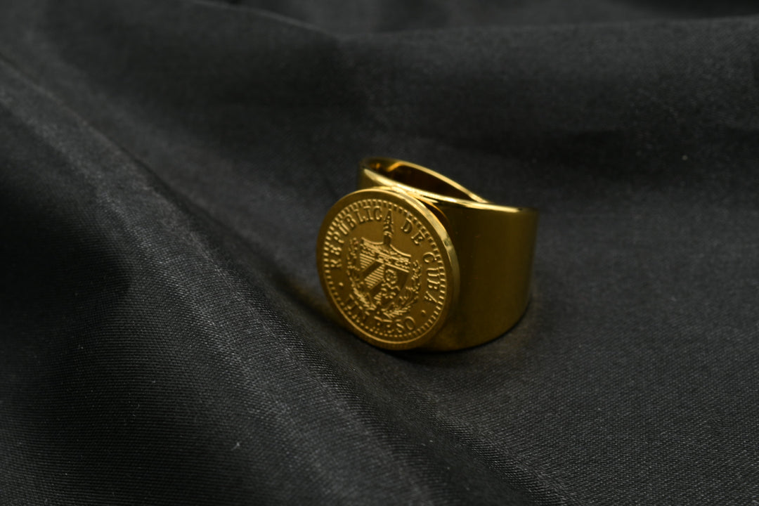Cuban Coin Ring / Anillo