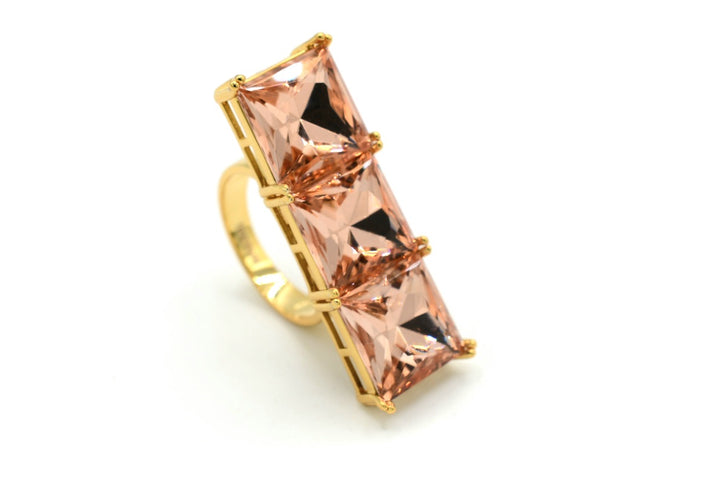 Amber Night Ring / Anillo