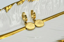 Load image into Gallery viewer, Mini Cuban Coin Earrings