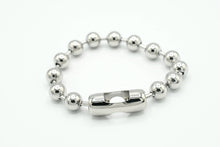 Load image into Gallery viewer, Silver Chain Ball Bracelet