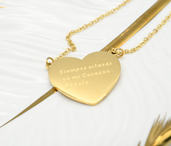 Mi Corazon Necklace 1 Abuela