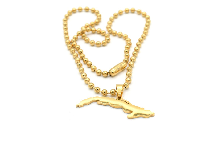 C Map Necklace