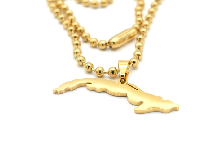 C Map Necklace
