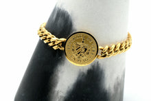 Load image into Gallery viewer, Single Cuban Coin Bracelet