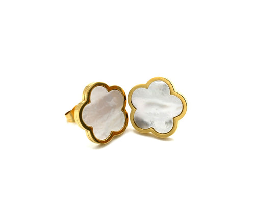 Little White flower Earrings