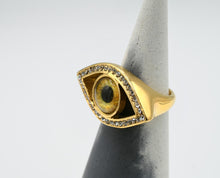 Load image into Gallery viewer, Brown Ojito Ring / Anillo