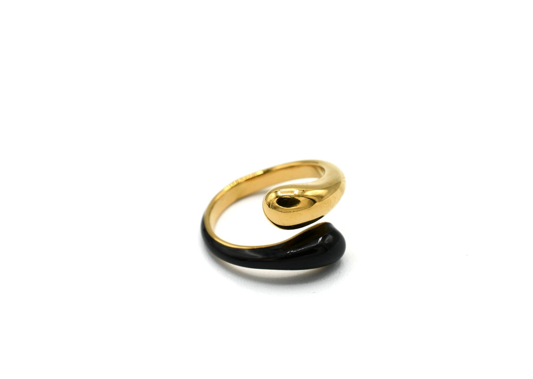 Black Drop Ring / Anillo