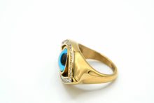Load image into Gallery viewer, Blue Ojito Ring / Anillo