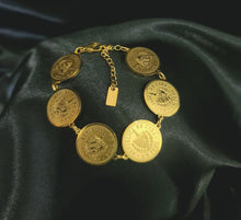 Load image into Gallery viewer, Cuban Coin Bracelet