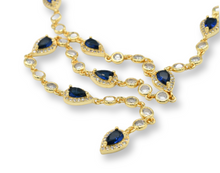 Load image into Gallery viewer, Long Sapphire Necklace
