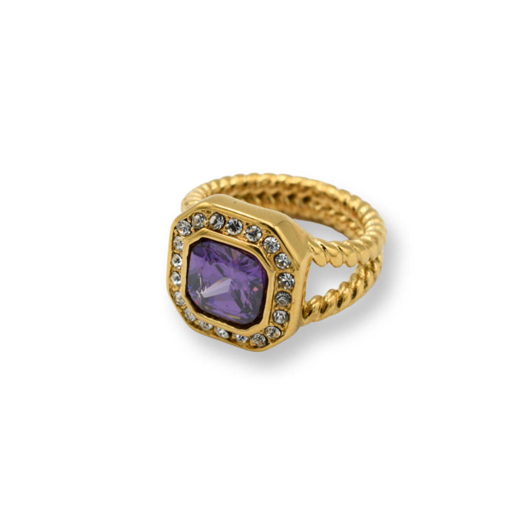 Purple Dove Ring / Anillo
