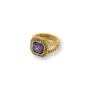 Purple Dove Ring / Anillo