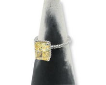 Load image into Gallery viewer, Cindy Yellow Ring / Anillo (Plata 925)