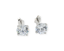 Load image into Gallery viewer, Silver Stud Earrings ( Plata 925 )